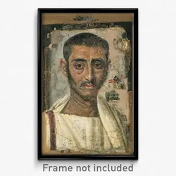 Funeral portrait of a man