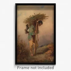 George Chinnery - A Man Carrying Faggots