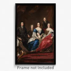 David Klöcker Ehrenstrahl - Charles XI’s family with relatives from the duchy Holstein-Gottorp