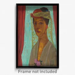 Paula Modersohn-Becker - Self-portrait with hat and veil