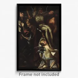 Giulio Cesare Procaccini - The Lowering of the Cross with Sts Mary Magdalene, Augustine, Jerome and Angels