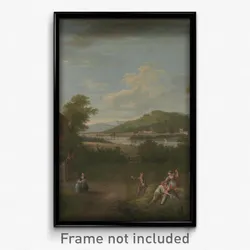 George Lambert - Landscape with Farmworkers