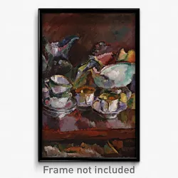 Anton Faistauer - Still Life with Coffee Cups