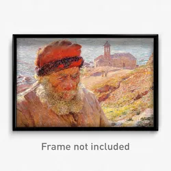 Emile Claus - Ampelio, old fisherman of Bordighera