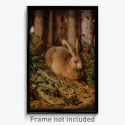 Hans Hoffmann (German - A Hare in the Forest