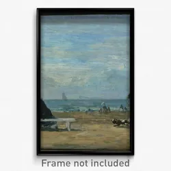 Eugène-Louis Boudin - Beach at Trouville