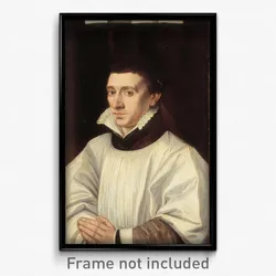 Monogrammist N.D. - Portrait of a priest (inside part of the right section of a triptych)