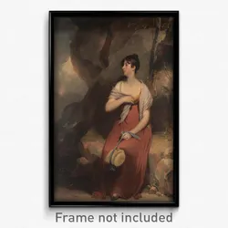 Martin Archer Shee - A Woman in a Landscape
