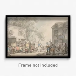 Thomas Rowlandson - Travelling in France