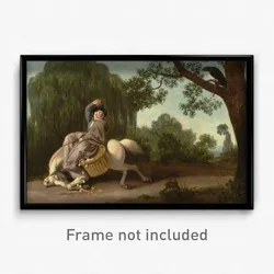 George Stubbs - The Farmer's Wife and the Raven