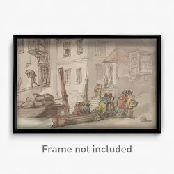 Thomas Rowlandson - Wapping Old Stairs