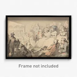 Thomas Rowlandson - An Audience Watching a Play at Drury Lane Theatre