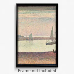 Georges-Pierre Seurat - The Channel at Gravelines, Evening