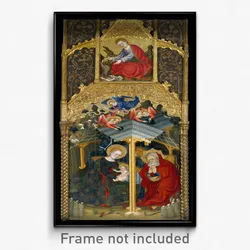 Guerau Gener - Nativity and Saint John the Evangelist