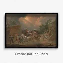 Philippe-Jacques de Loutherbourg - Coach in a Thunderstorm