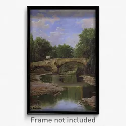 Santiago Rusiñol - Bridge over a River