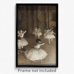 Edgar Degas - Ballet Rehearsal on Stage
