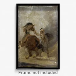 Bourgeois, Sir Peter Francis - A Man holding a Horse