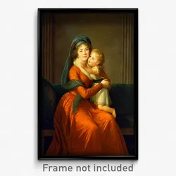 Elisabeth Vigee-Lebrun - Portrait of princess Alexandra Golitsyna and her son Piotr
