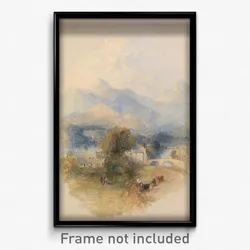 Thomas Creswick - View from Mr. Southey's House, Keswick