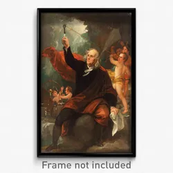 Benjamin West, English (born America) - Benjamin Franklin Drawing Electricity from the Sky