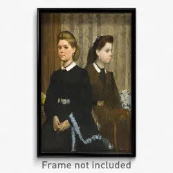 Edgar Degas - The Bellelli Sisters (Giovanna and Giuliana Bellelli)