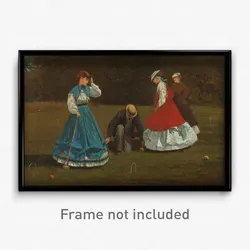 Winslow Homer - Croquet Scene