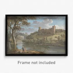 Paul Sandby - Bothwell Castle, from the South