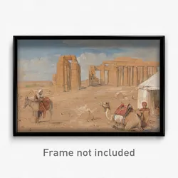 John Frederick Lewis - The Ramesseum at Thebes