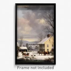 George Henry Durrie - Winter in the Country