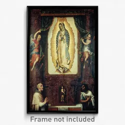 Miguel Cabrera - Altarpiece of the Virgin of Guadalupe with Saint John the Baptist, Fray Juan de Zumárraga and Juan Diego