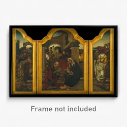 Jan van Dornicke, 'The Master of 1518' - Triptych with the Epiphany
