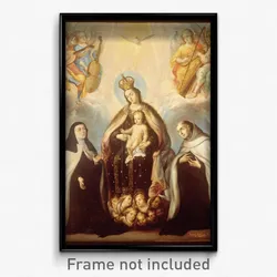 Juan Rodríguez Juárez - The Virgin of the Carmen with Saint Theresa and Saint John of the Cross