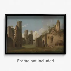 Joseph Farington - Caernarvon Castle