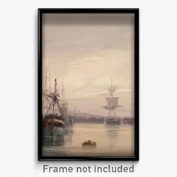 French harbor scene