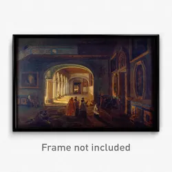 Eugenio Landesio - The Antesacristy of the Franciscan Convent