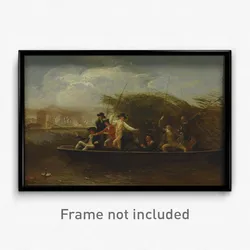 Benjamin West - Gentlemen Fishing