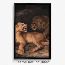 George Stubbs - Lion and Lioness