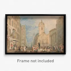Joseph Mallord William Turner - High Street, Edinburgh