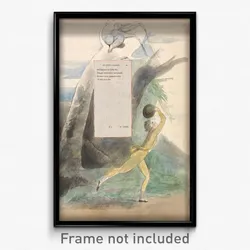 William Blake - The Poems of Thomas Gray, Design 21, "Ode on a Distant Prospect of Eton College."