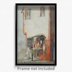James McNeill Whistler - Boutique de Boucher- The Butcher's Shop