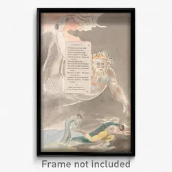 William Blake - The Poems of Thomas Gray, Design 59, "The Bard."