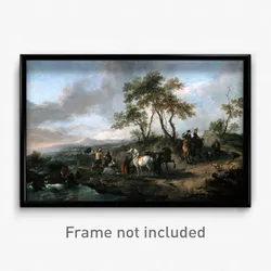 Wouwerman, Philips - Halt of a Hunting Party