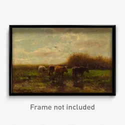 Willem Maris - Cows at evening