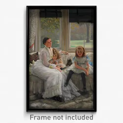James Tissot - Portrait of Mrs Catherine Smith Gill and Two of her Children