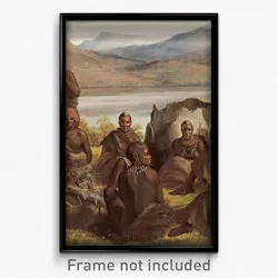 Robert Dowling - Group of natives of Tasmania