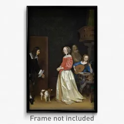 Gerard ter Borch the Younger - The Suitor's Visit
