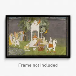 Unknown Indian - Krishna Abducting Rukmani from the Temple