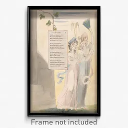 William Blake - The Poems of Thomas Gray, Design 27, "A Long Story."