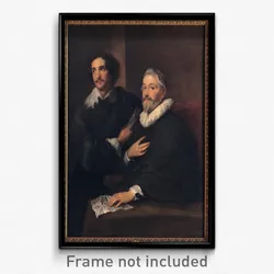 Anton van Dyck - Portrait of the engravers Pieter de Jode the Elder and Pieter de Jode the Younger